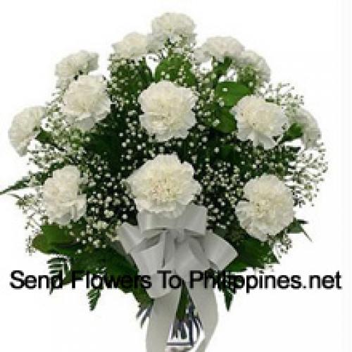 18 Cute White Carnations