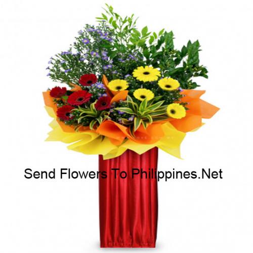 Elegant Gerberas Standing Arrangement