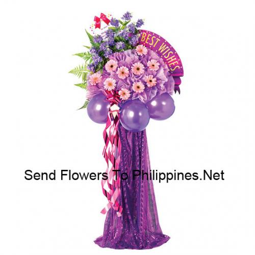 Tall Assorted Flower Standing Arrangement