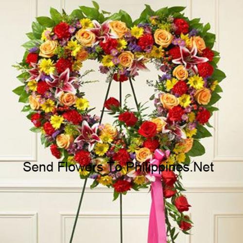 Lovely Heart Shaped Wreath