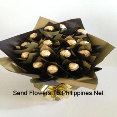 16 Pcs Rochers Bouquet with Nuts